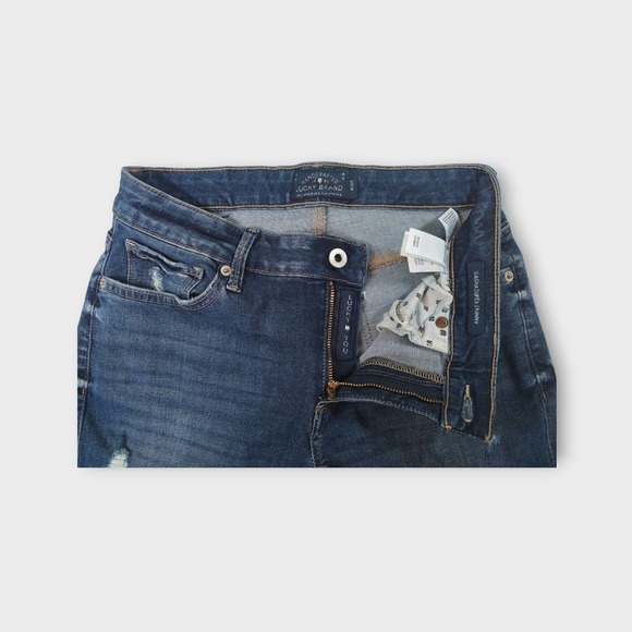 Women's Lucky Brand Sasha Super Skinny Blue Jeans Size 6 - Picture 4 of 9